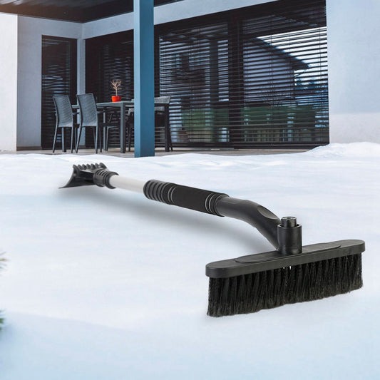 3 In 1 Windshield Ice Scraper Extendable Car Snow Removal Tool