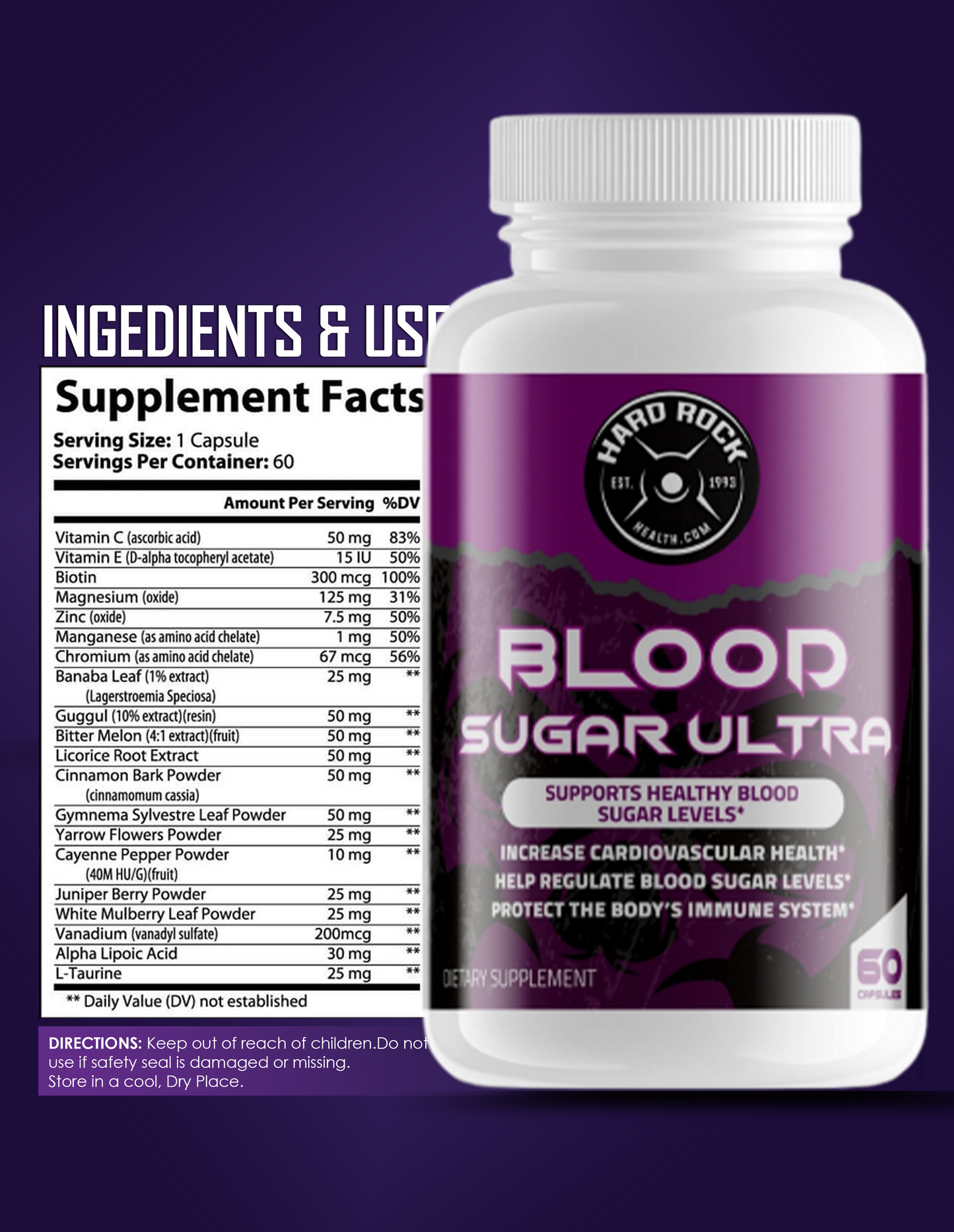 Blood Sugar Ultra- Maintain Blood Sugar Levels