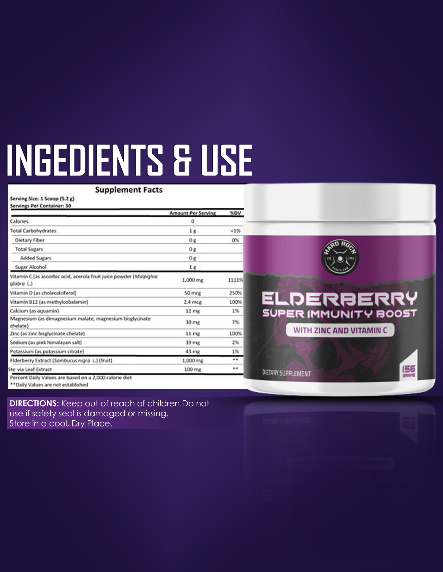 Elderberry Super Immunity Boost- 156 grams