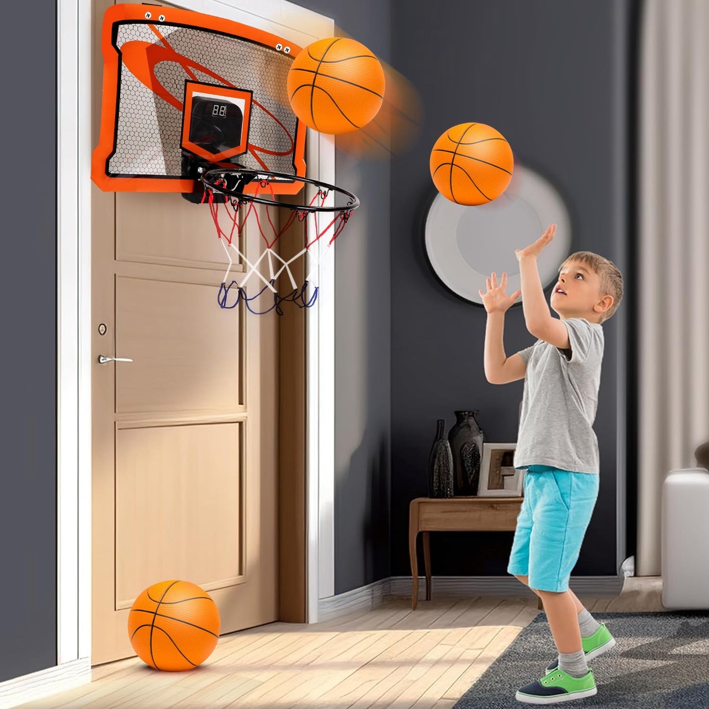 Indoor Mini Basketball Hoop Set