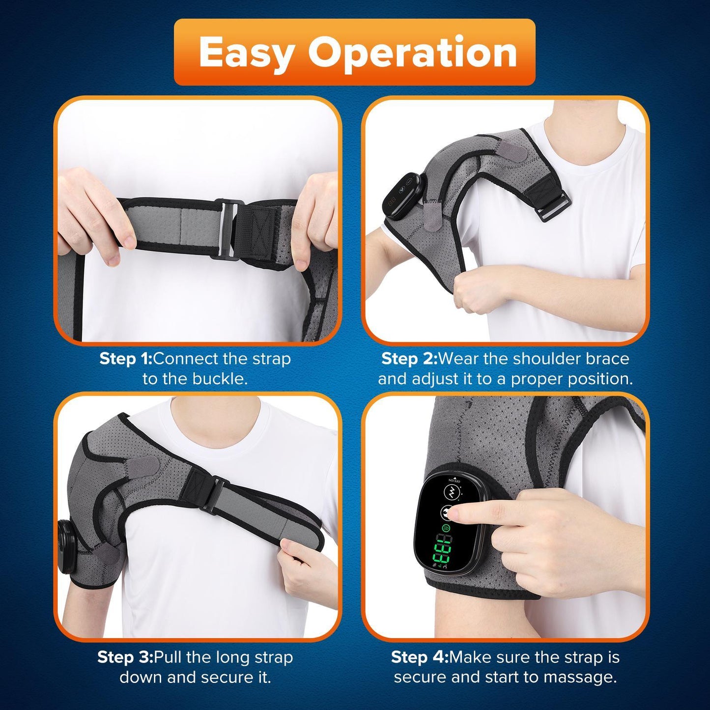 Heated Shoulder Wrap With Vibration