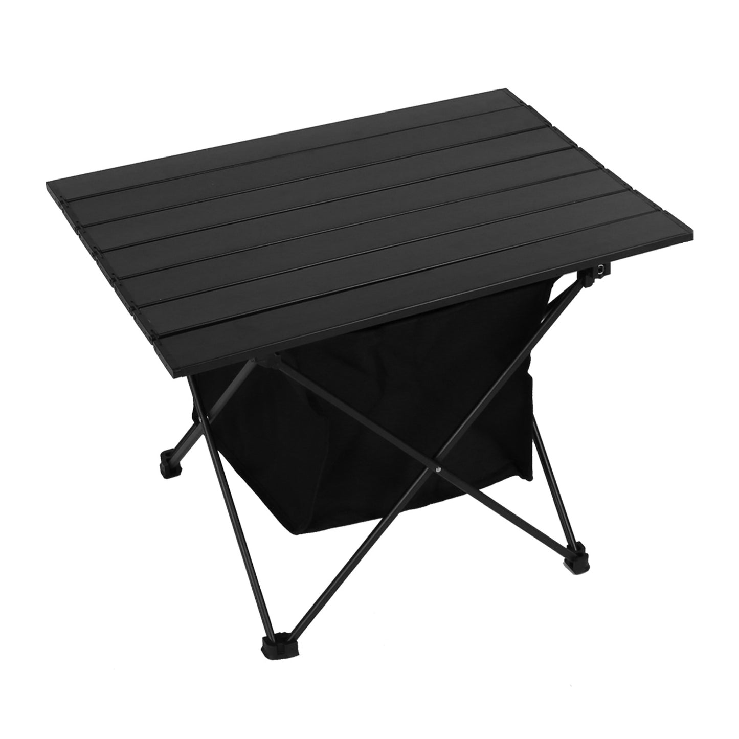 Rustproof Portable Aluminum Alloy Roll-Up Camping Table