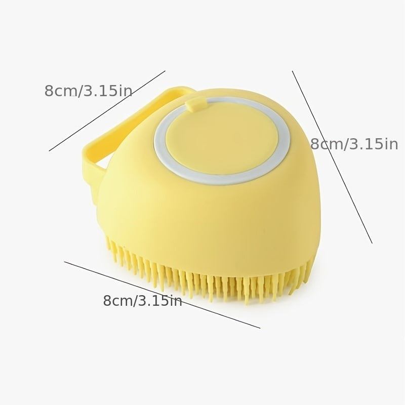 Pet Hair Comb Bath Brush Shampoo Brush Soft Silicone Comb Hair Scalp Massager For Dogs