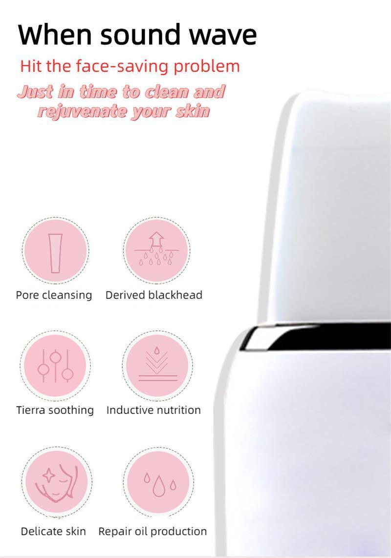 New ultrasonic peeling machine multifunctional facial blackhead peeling instrument