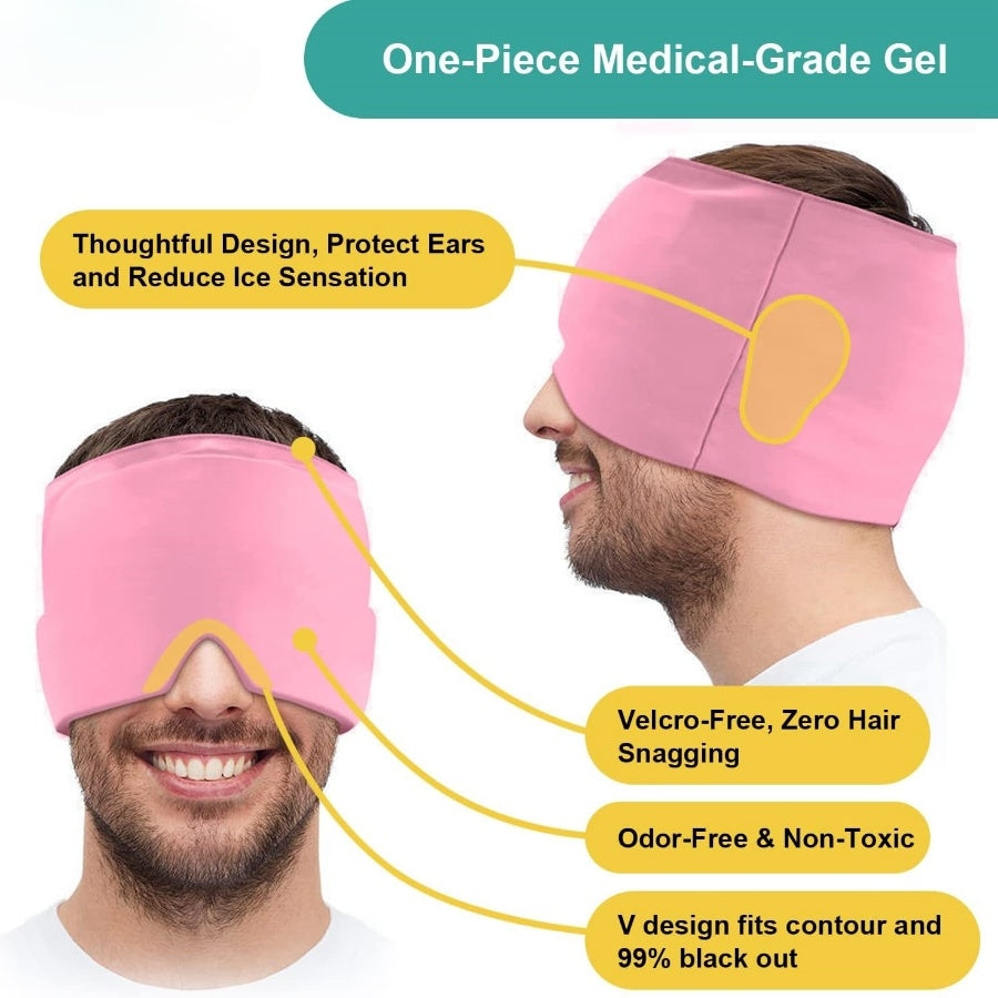 Gel Migraine Relief Cap 360° Hot Cold