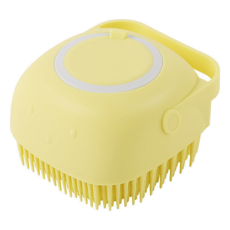 Pet Hair Comb Bath Brush Shampoo Brush Soft Silicone Comb Hair Scalp Massager For Dogs