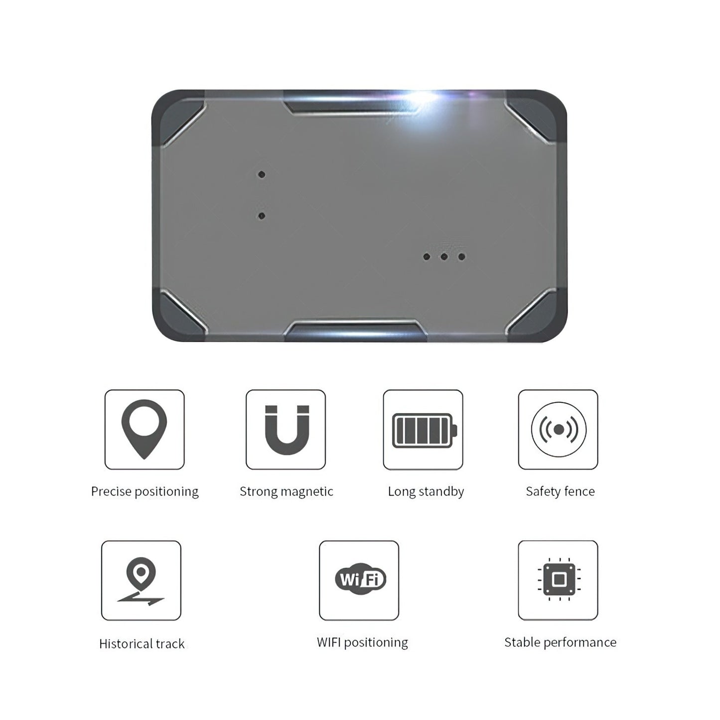 GPS Tracking Device for Cars with Waterproof Case + Magnetic Mount