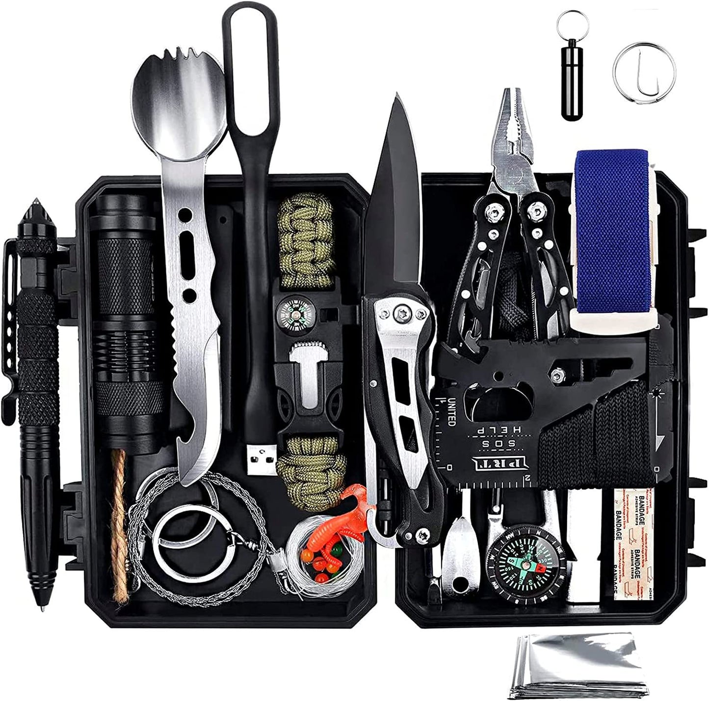 Emergency Survival Gear Kits 60 in 1