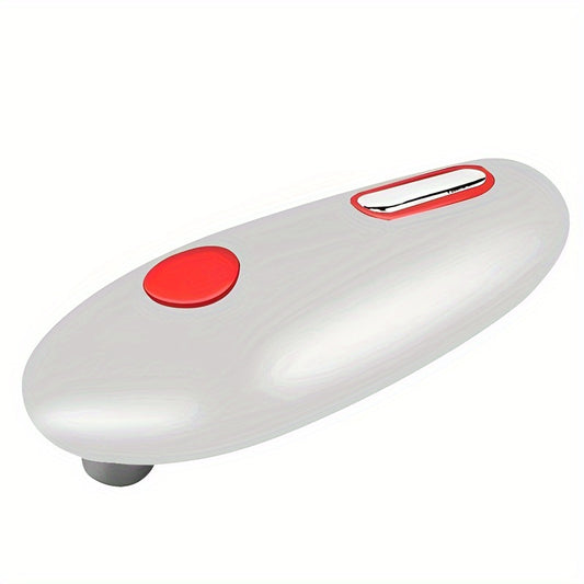 1pc Electric Can Opener; Automatic Safety Can Opener With One Contact; Restaurant Battery Operated Handheld Can Openers