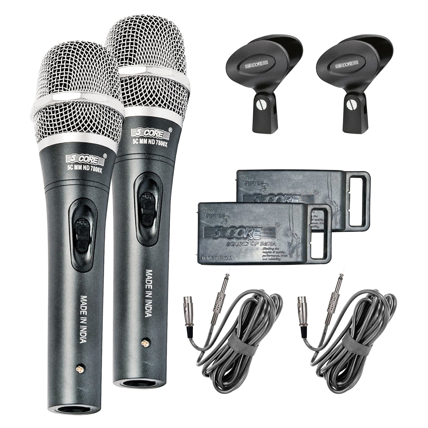 5 Core Mic Karaoke Dynamic Handheld XLR Microphone