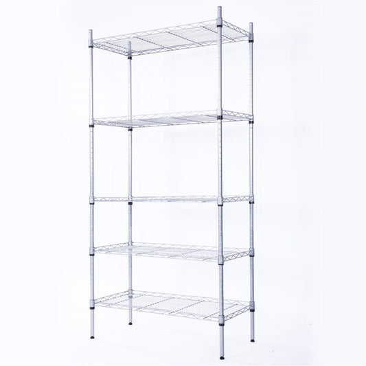 5-Shelf Adjustable;  Heavy Duty Storage Shelving Unit ;  Steel Organizer Wire Rack
