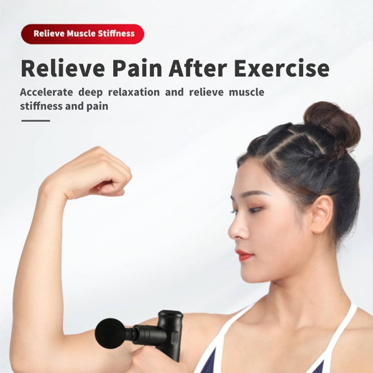 Workout Relaxation, Black Muscle Massage, Portable Body Pain Relief