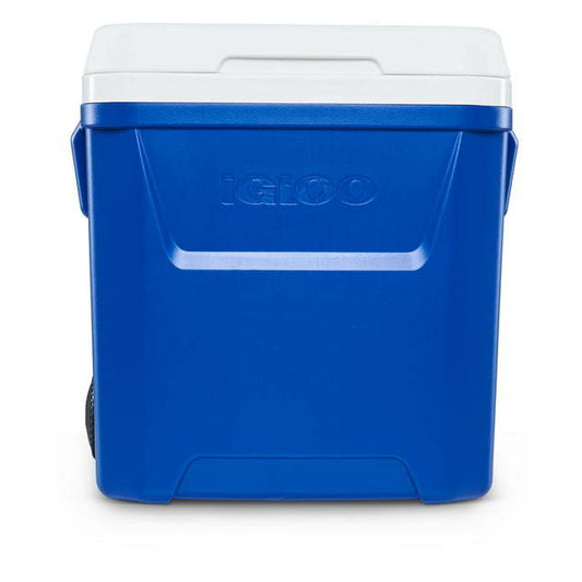 60 QT Laguna Ice Chest Cooler with Wheels, Blue