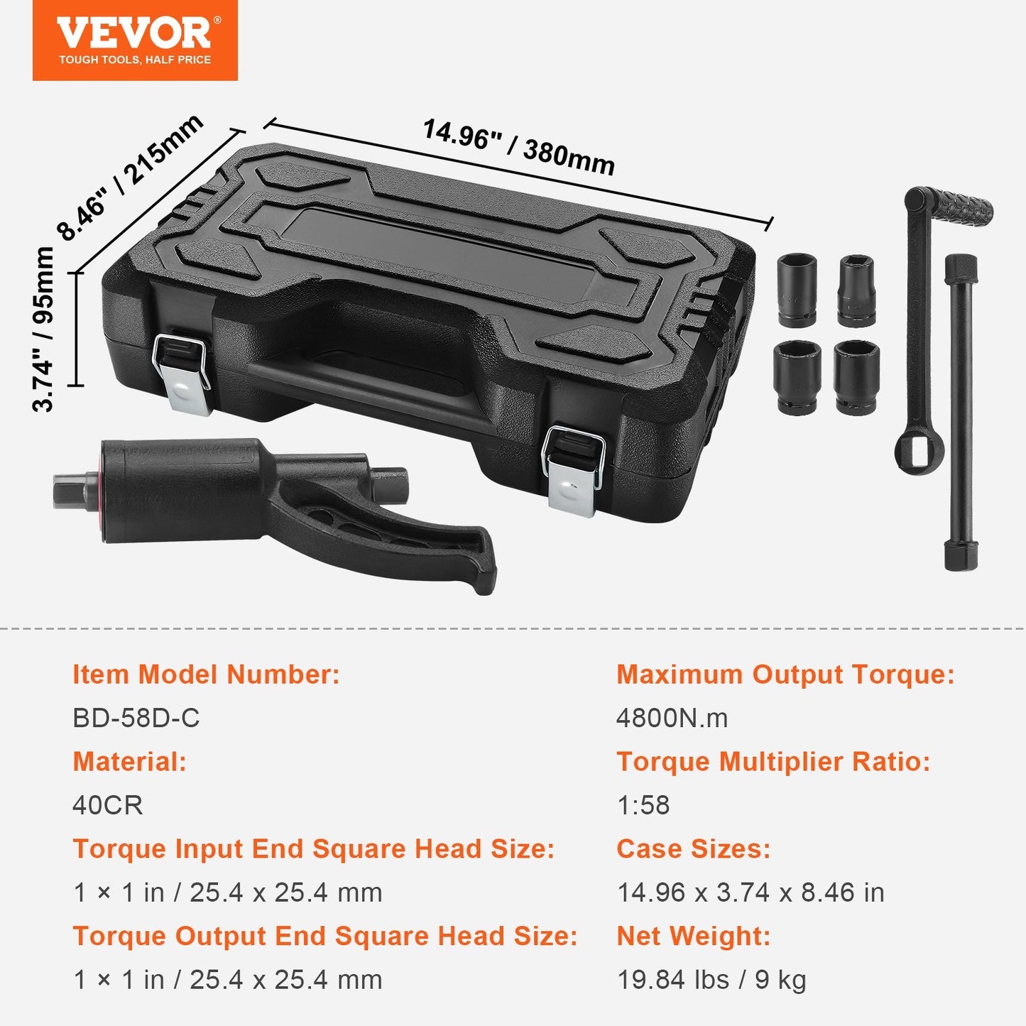 Torque Multiplier/ Heavy Duty Torque Multiplier Wrench Set