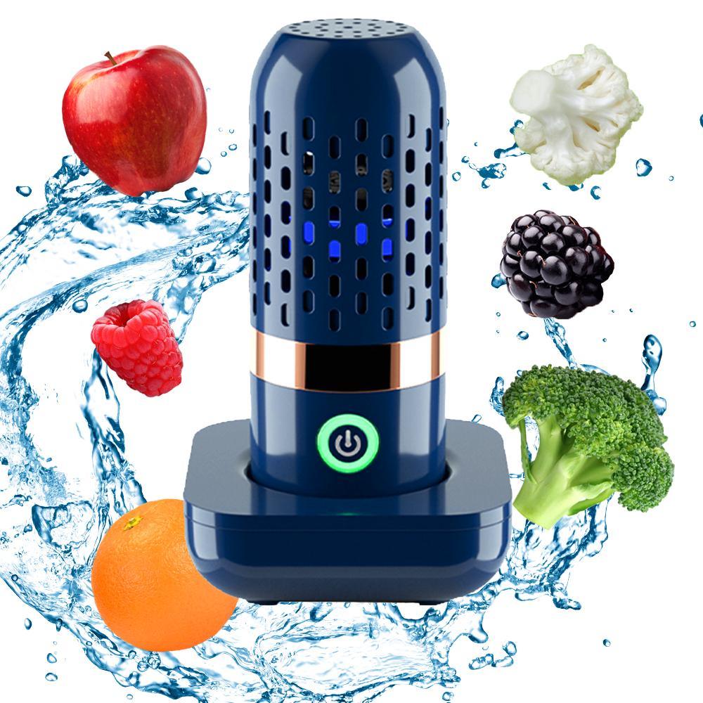Fruit And Vegetable Cleaner Machine; Portable Capsule Shape Fruit&Vegetable Washing Machine; USB Rechargeable Fruit Cleaner Machine For Cleaning Fruits; Kitchen Gadgets