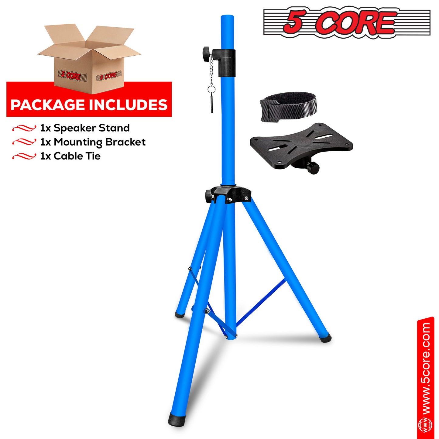 5 Core Speaker Stand Tripod Floor