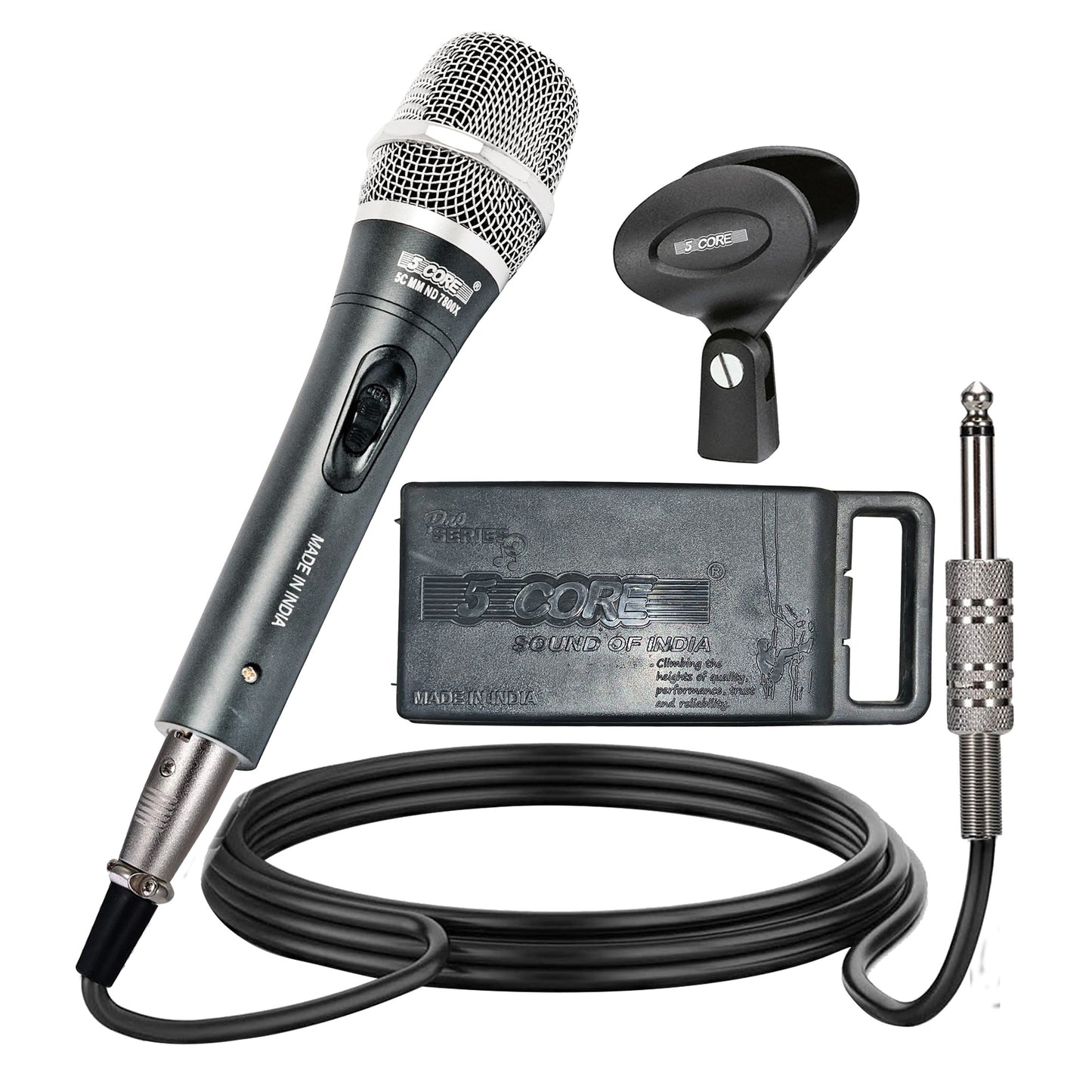 5 Core Mic Karaoke Dynamic Handheld XLR Microphone