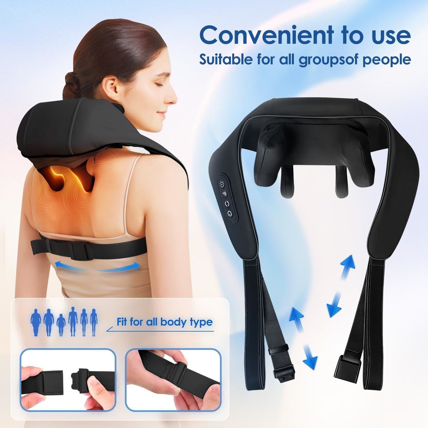 3D Neck and Shoulder Massager with Heat