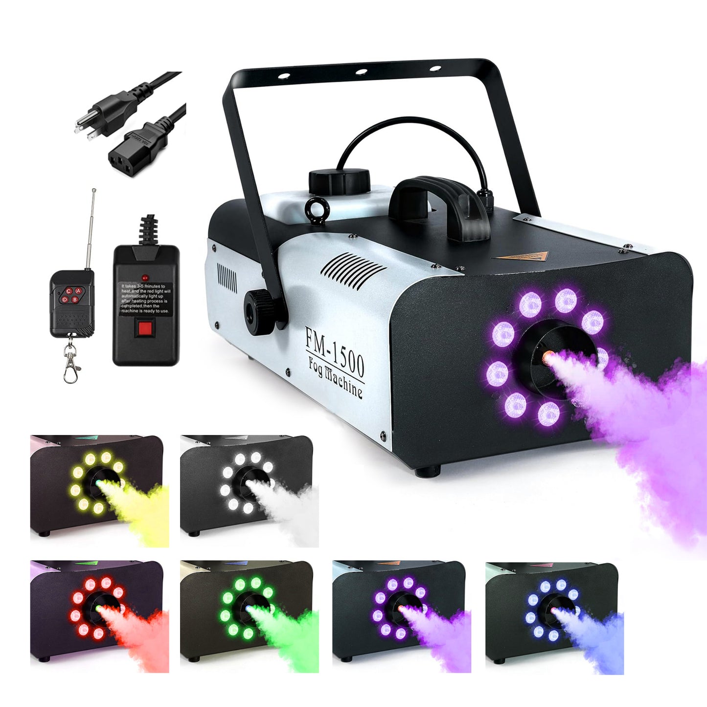 5 Core Fog Machine/ 1500W Smoke Machine