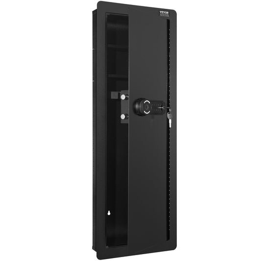 42.91" Tall Wall Gun Safe 4-Tier Hidden Gun Safe with Keypad & Fingerprint