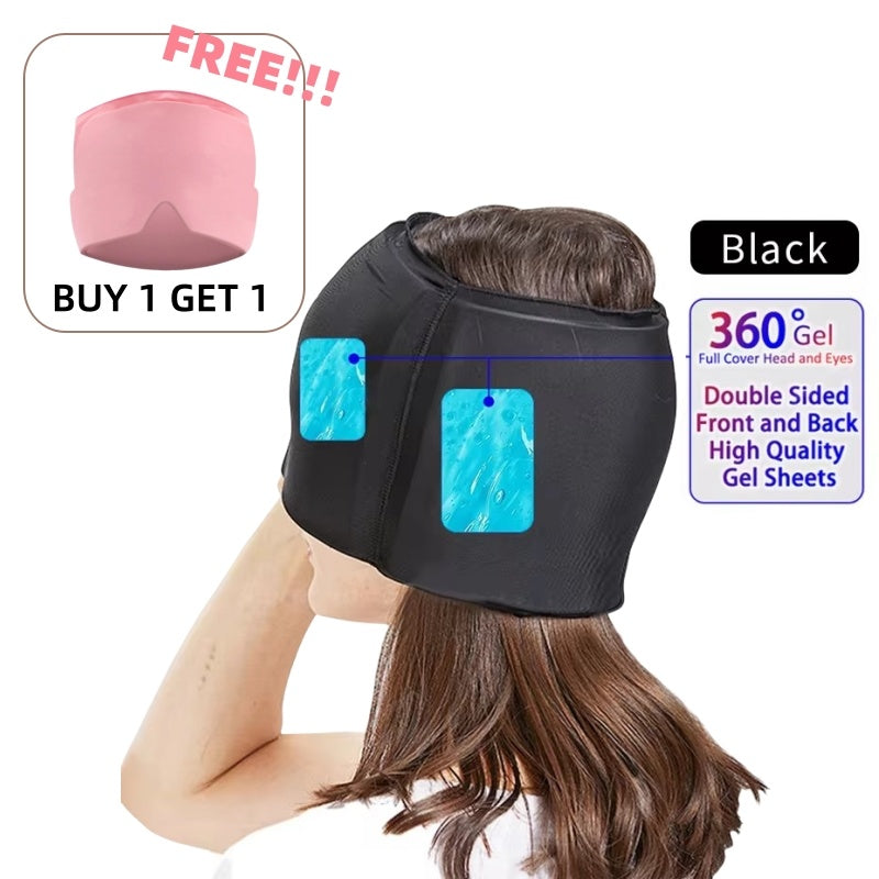 Migraine Relief Hat Gel Hot Cold Therapy Ice cap