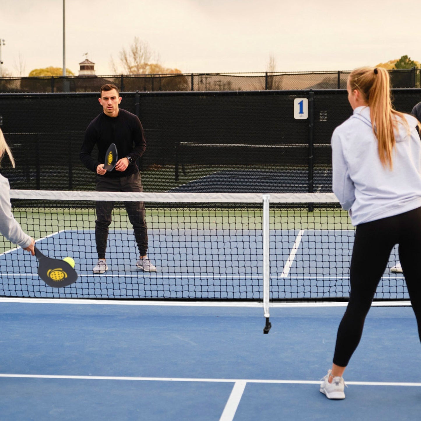 Portable Pickleball Net Set 22ft Regulation Size