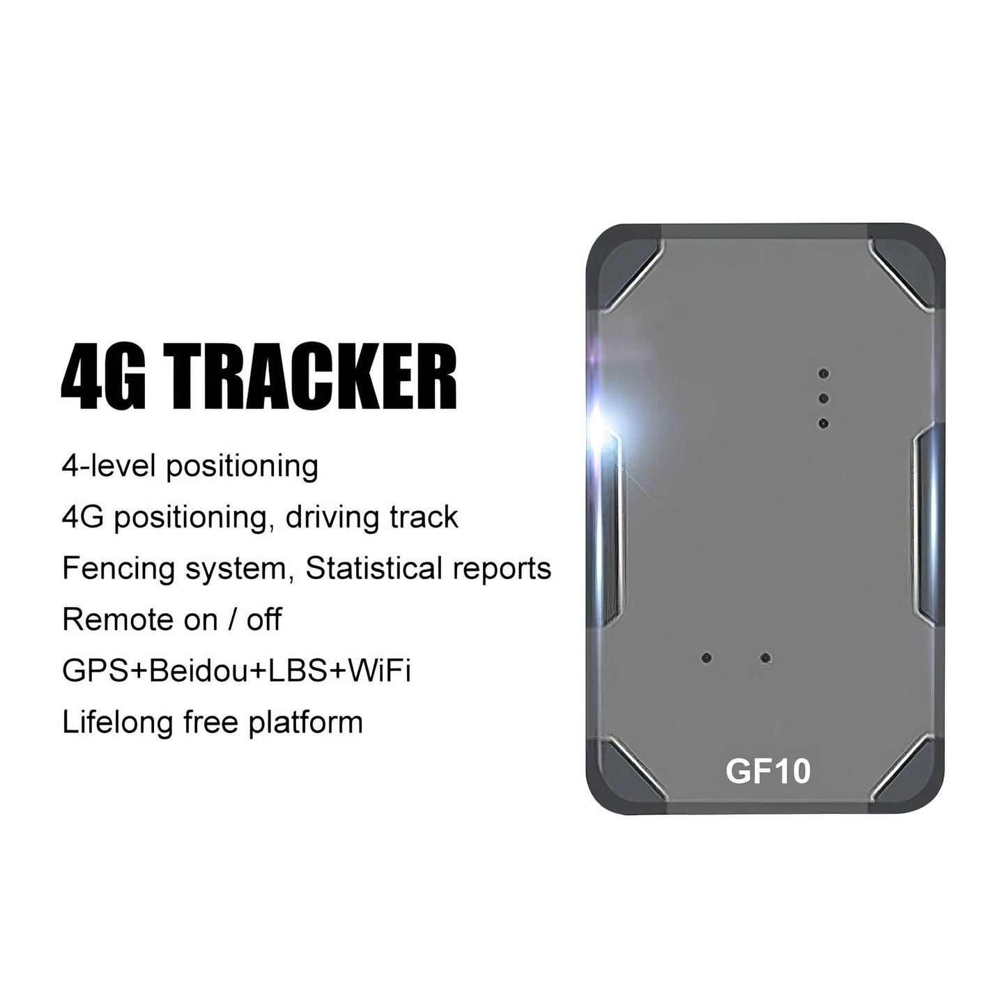 Easy Mount GF10 Portable GPS Car Tracking Device