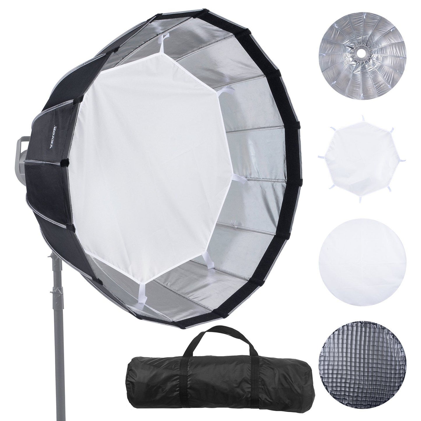 Parabolic Softbox 33 in Quick Release & Quick Fold & Portable