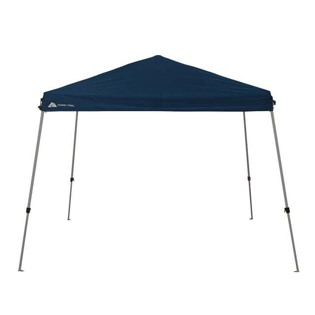 10' x 10' Instant Slant Leg Canopy, Dusty Blue, outdoor canopy