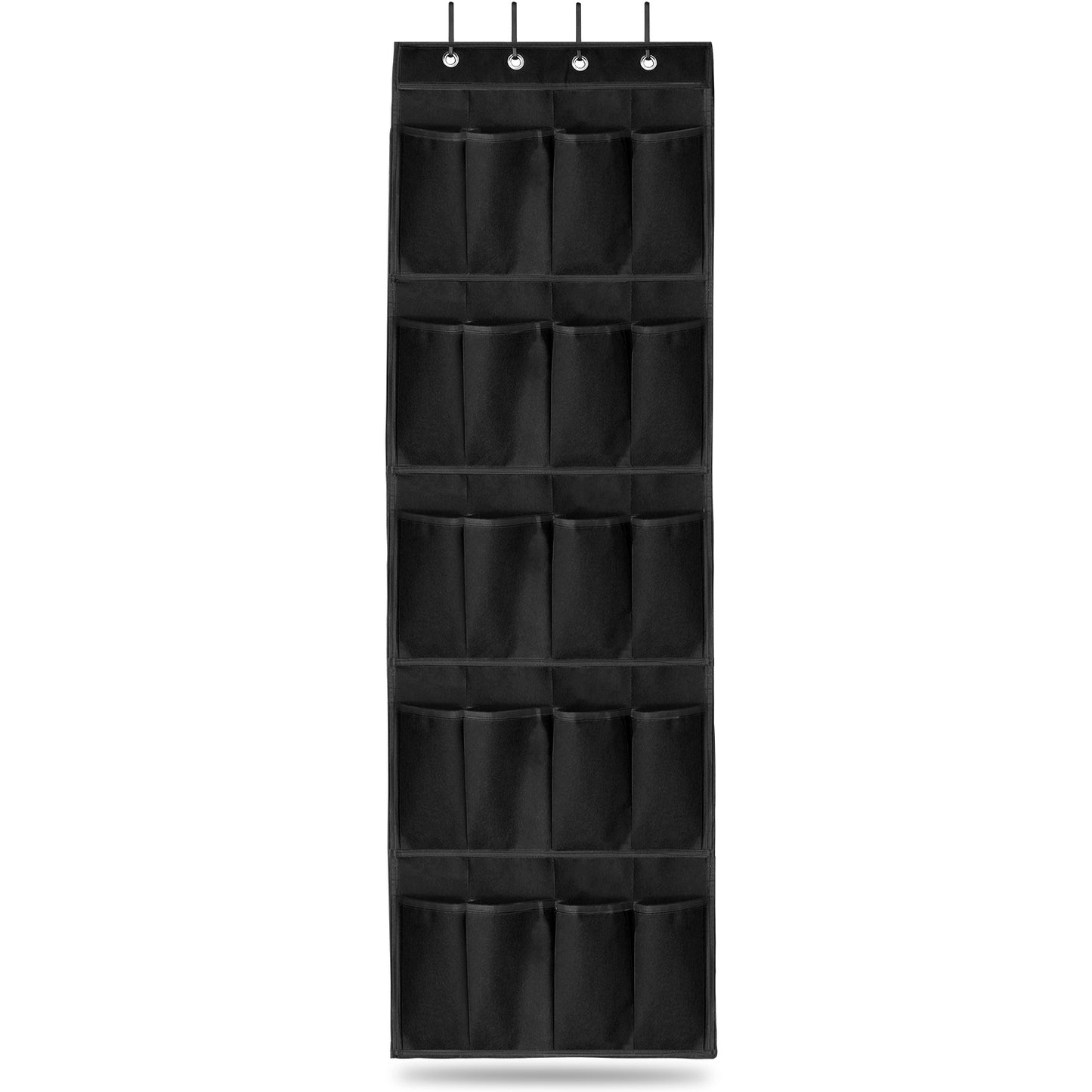 Over the Door Shoes Rack 20-Pocket Organizer 5-Layer Hanging Storage Shelf