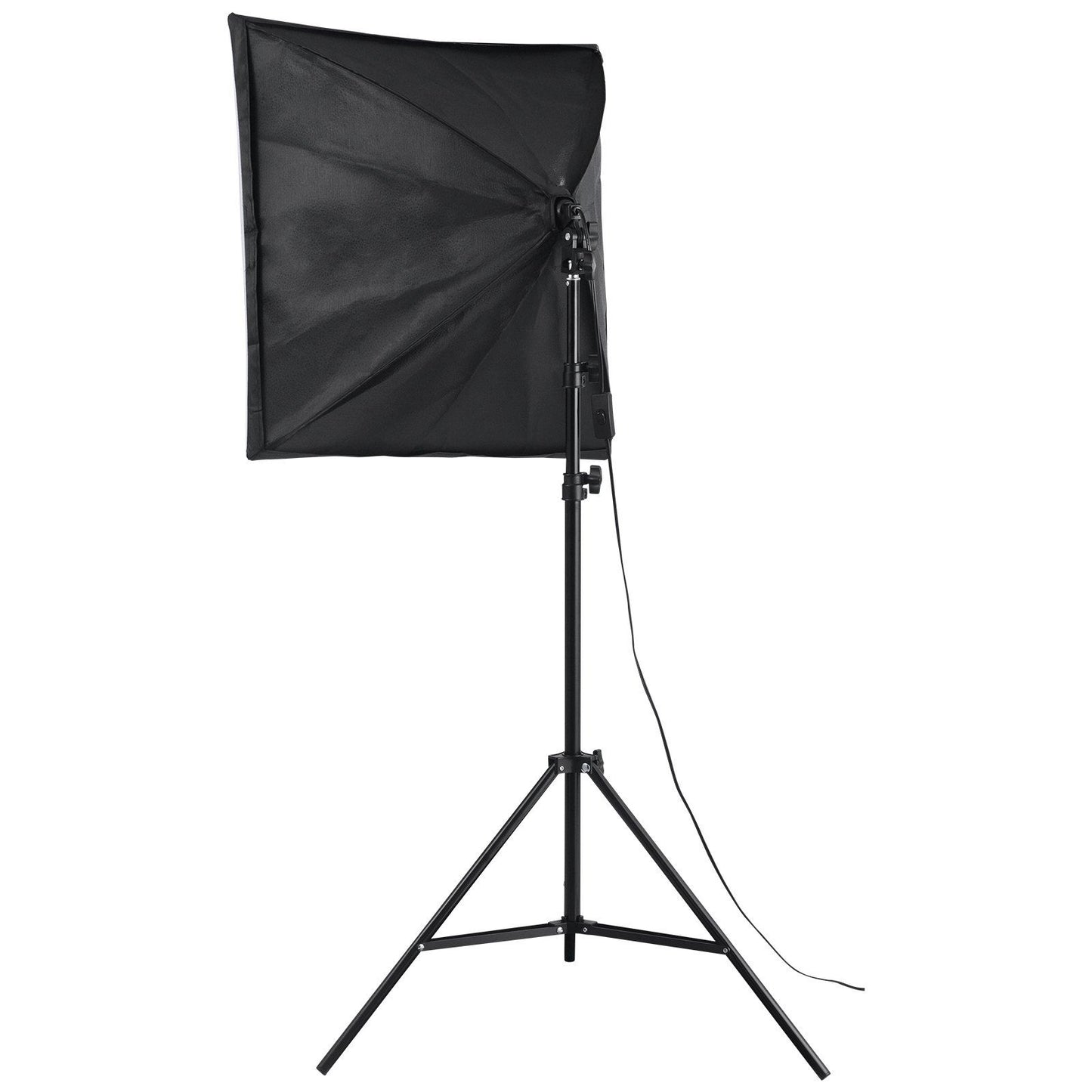 Softbox Lighting Kit 24 in x 24 in 30W 5500K LED Bulbs Adjustable Stand