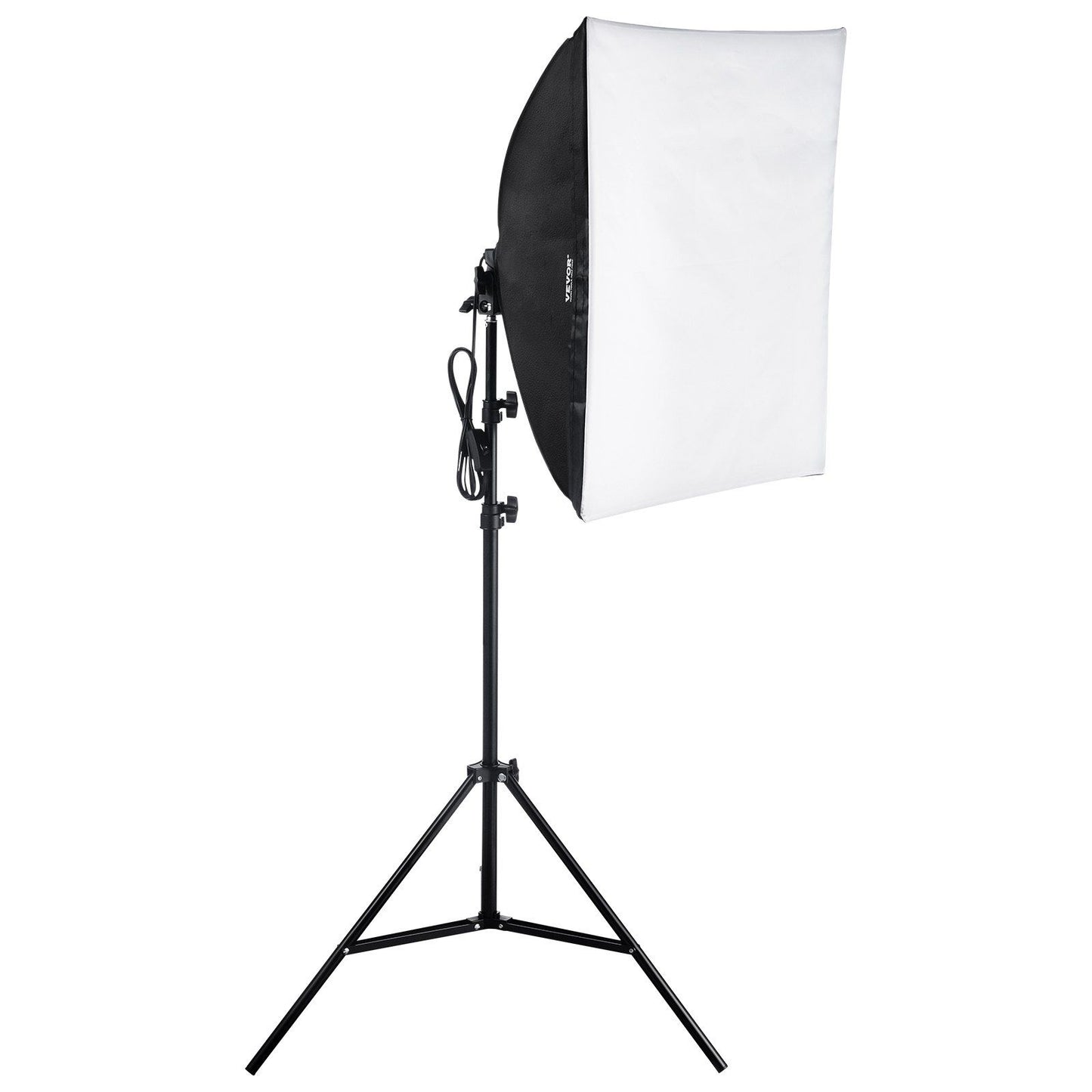 Softbox Lighting Kit 24 in x 24 in 30W 5500K LED Bulbs Adjustable Stand