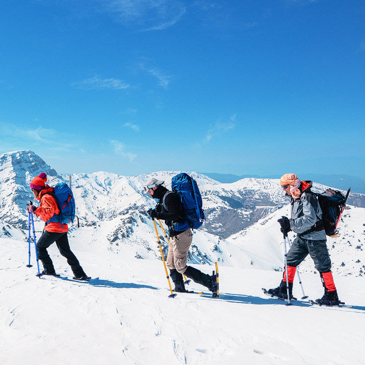 Hiking Lightweight Terrain Snowshoes With Flexible Pivot System