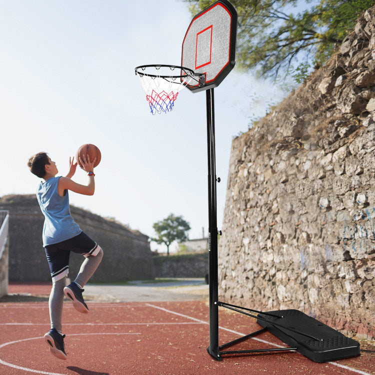 43 Inch Indoor/Outdoor Height Adjustable Basketball Hoop