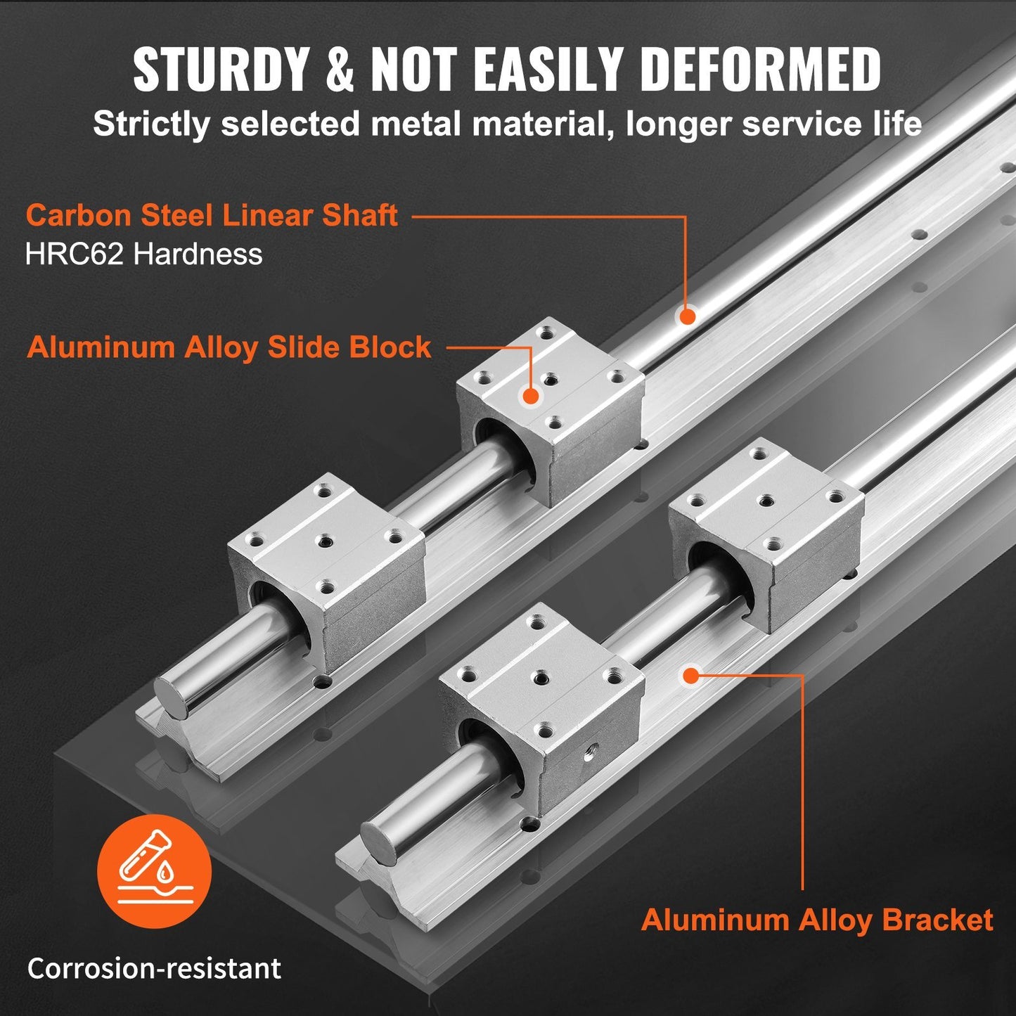 Linear Guide Rail Set