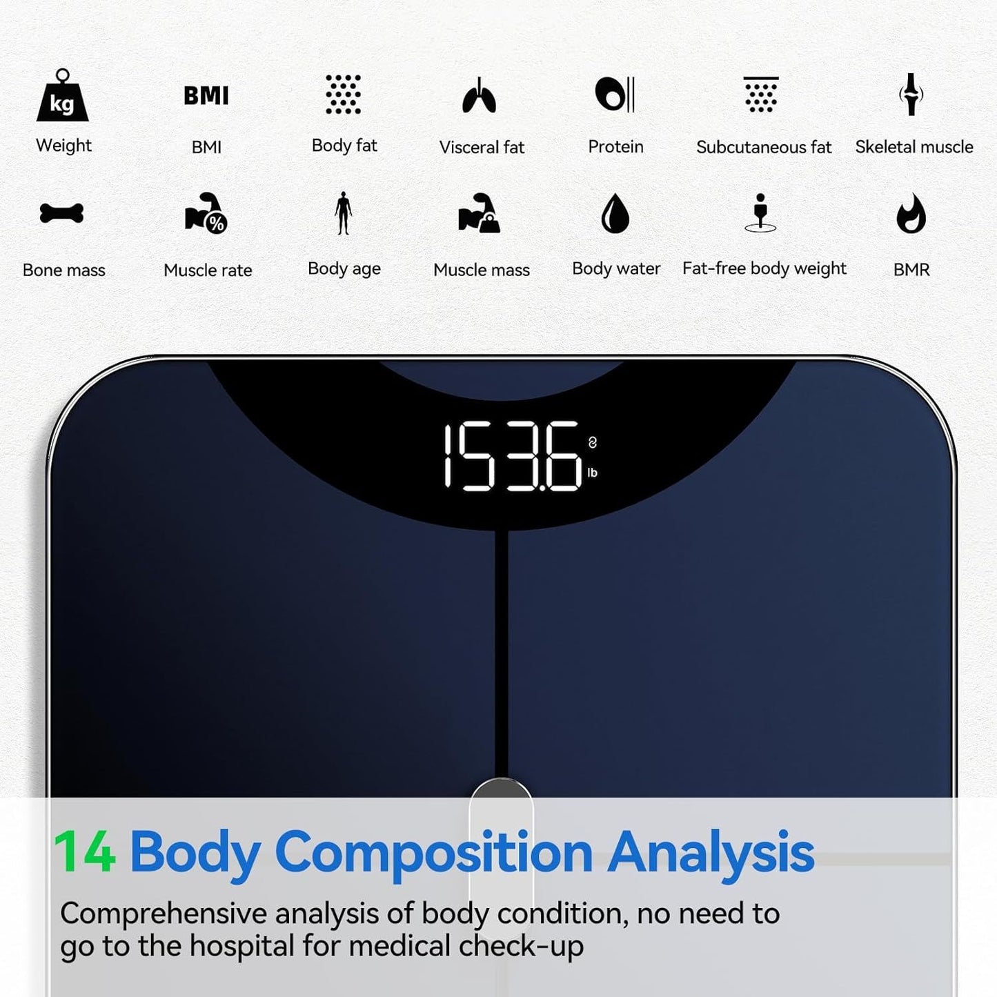 Scale For Body Weight, Digital Scale With BMI