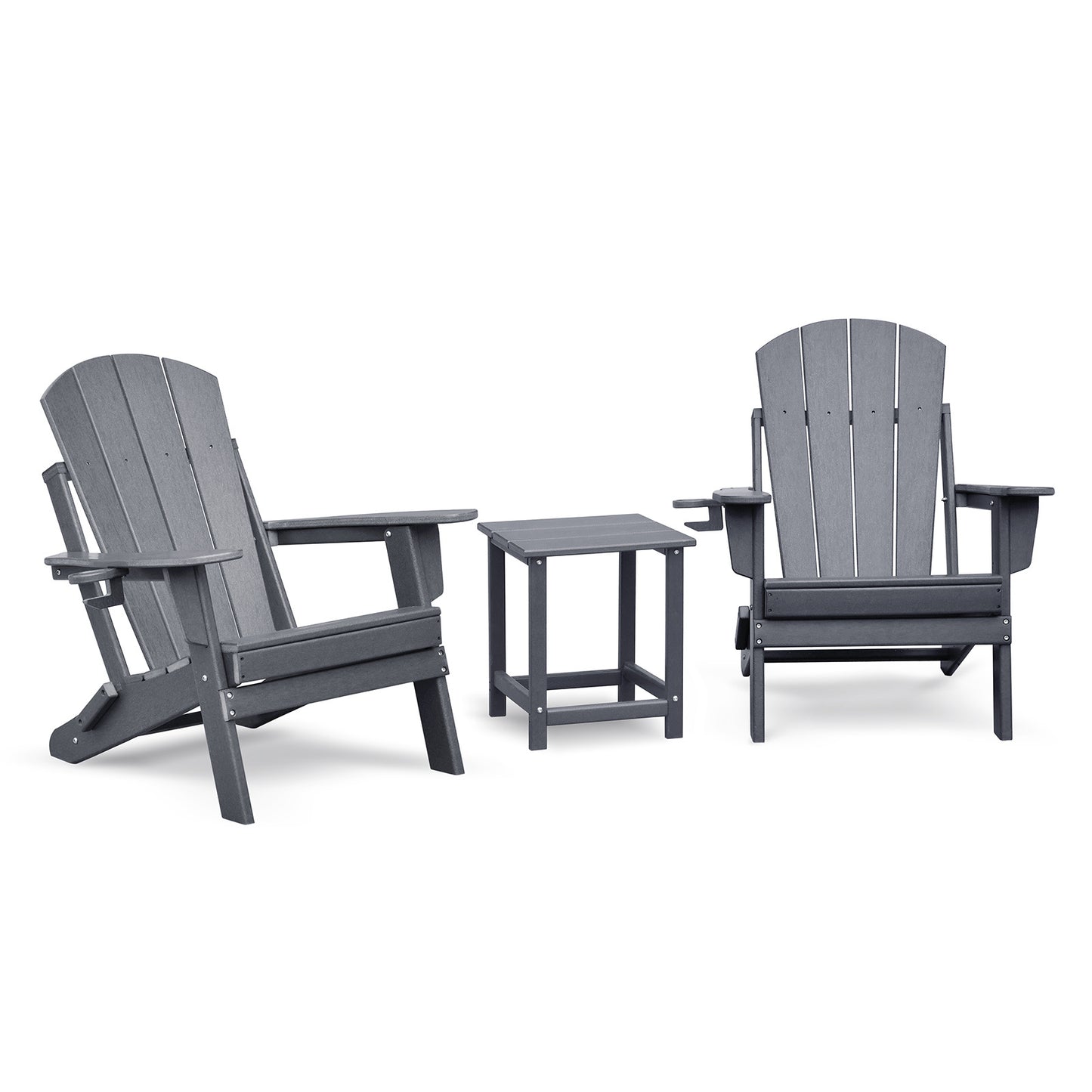 3 PCS Folding Adirondack Sets