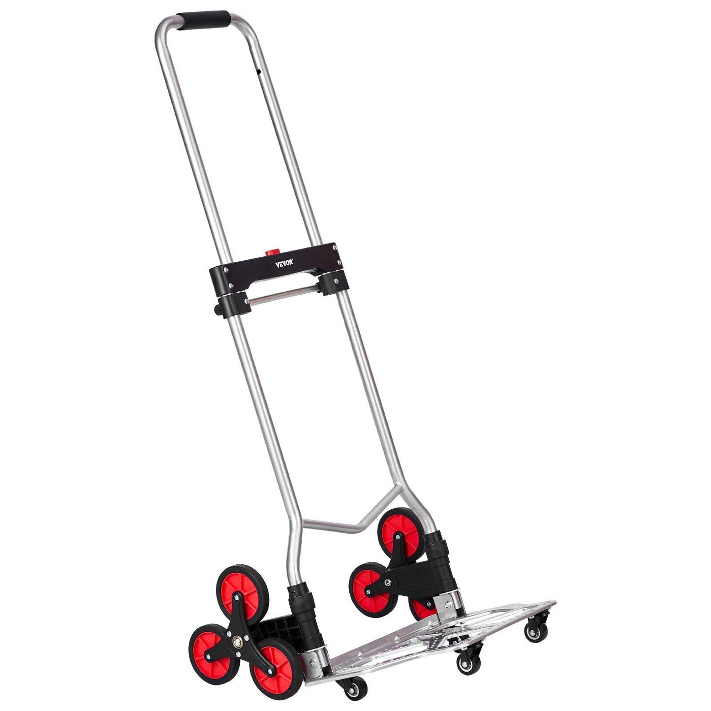 Stair Climbing Cart Heavy Duty Folding Hand Truck Dolly 260 lbs 10 Wheels