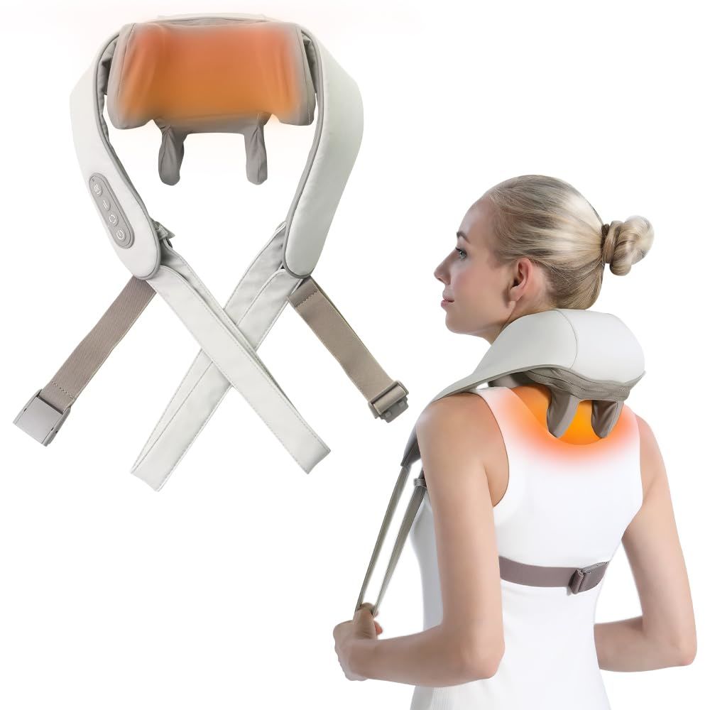 Neck Shoulder Back Massager With Heat