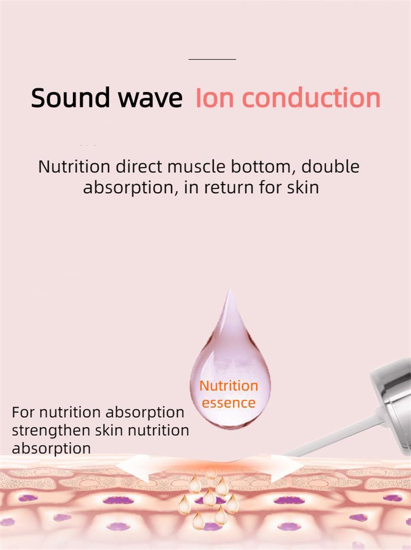 New ultrasonic peeling machine multifunctional facial blackhead peeling instrument