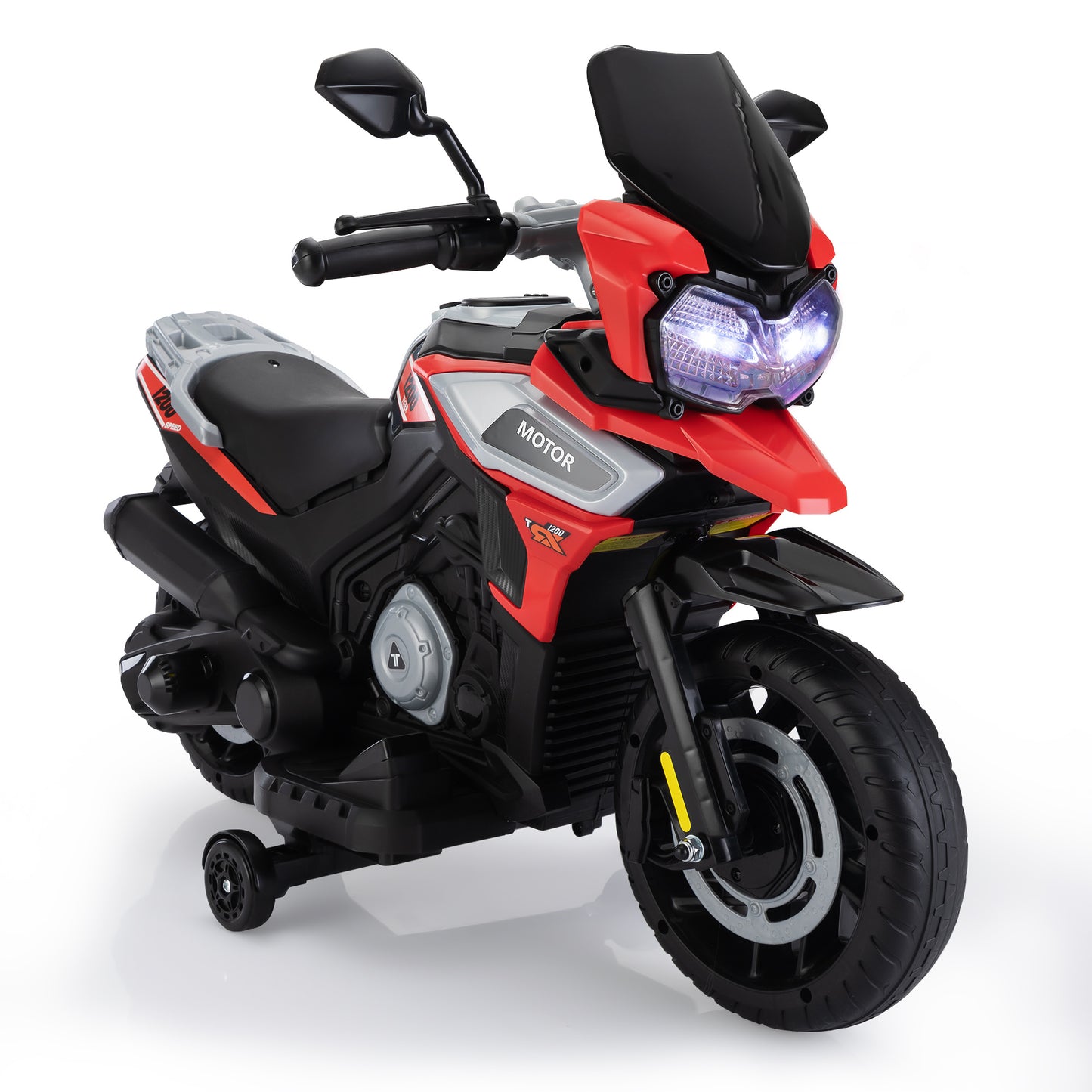 12V Off-Road Motorcycle - Red