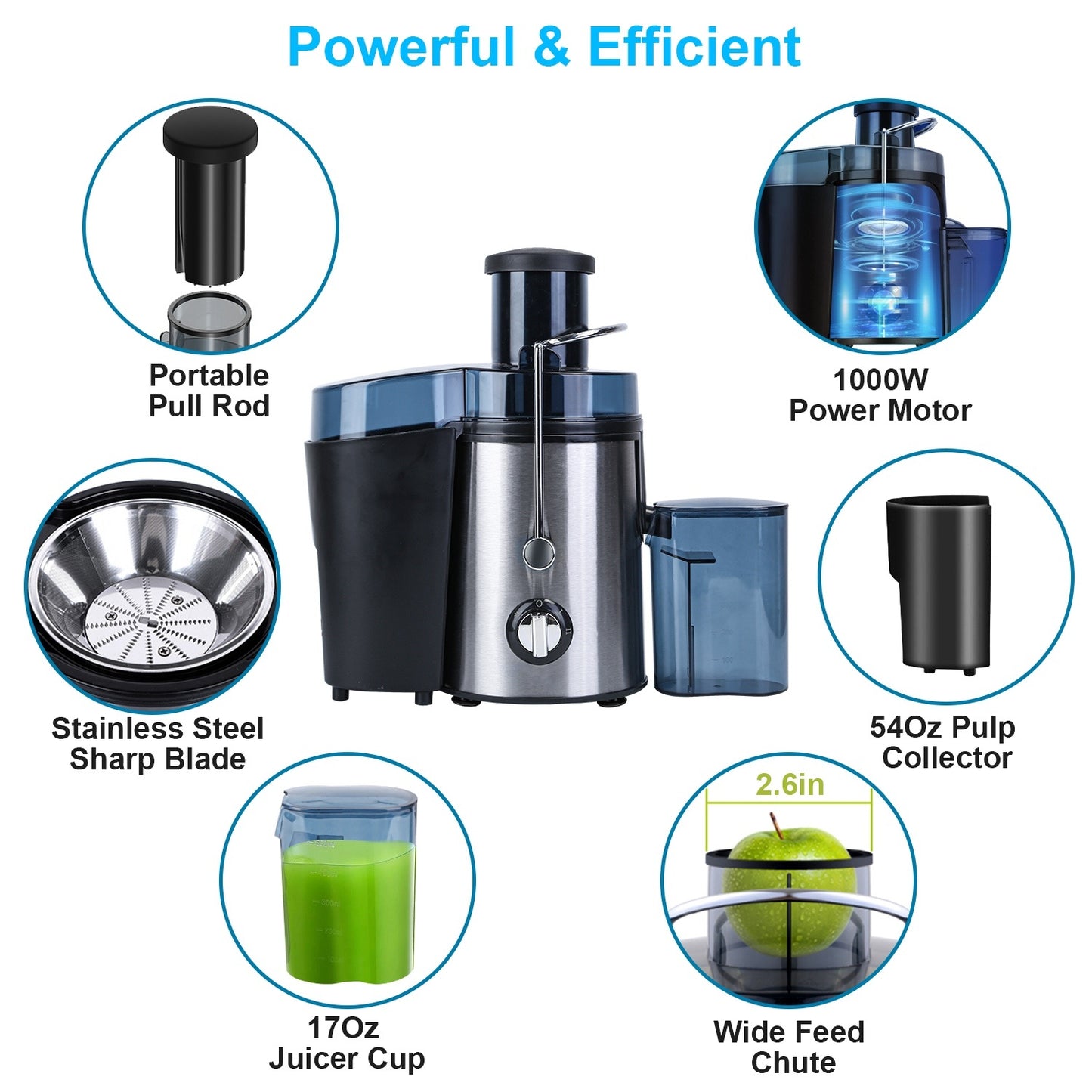 1000W Centrifugal Juicer