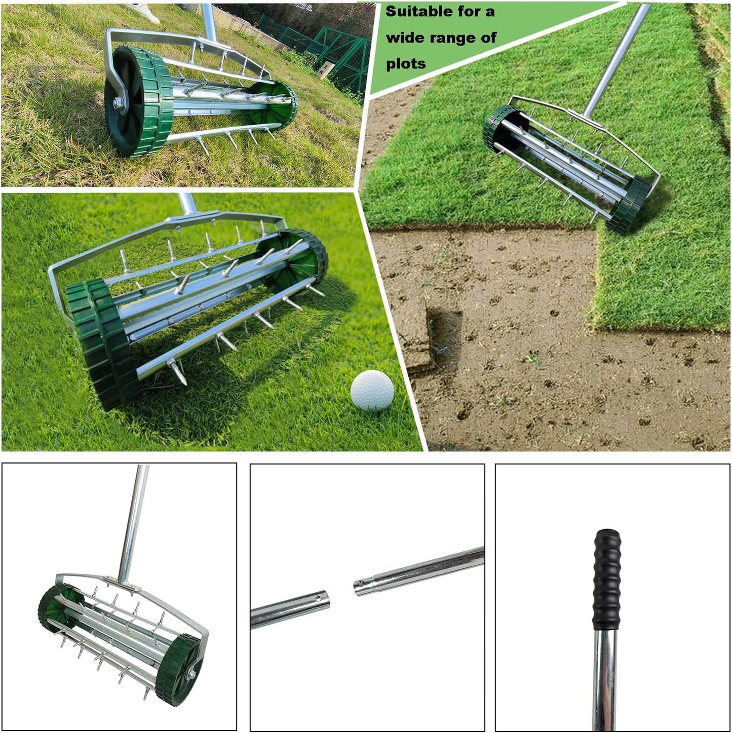 Heavy Duty Rolling Lawn Aerator