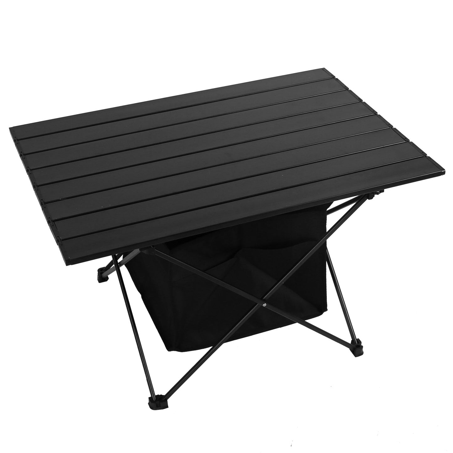 Rustproof Portable Aluminum Alloy Roll-Up Camping Table