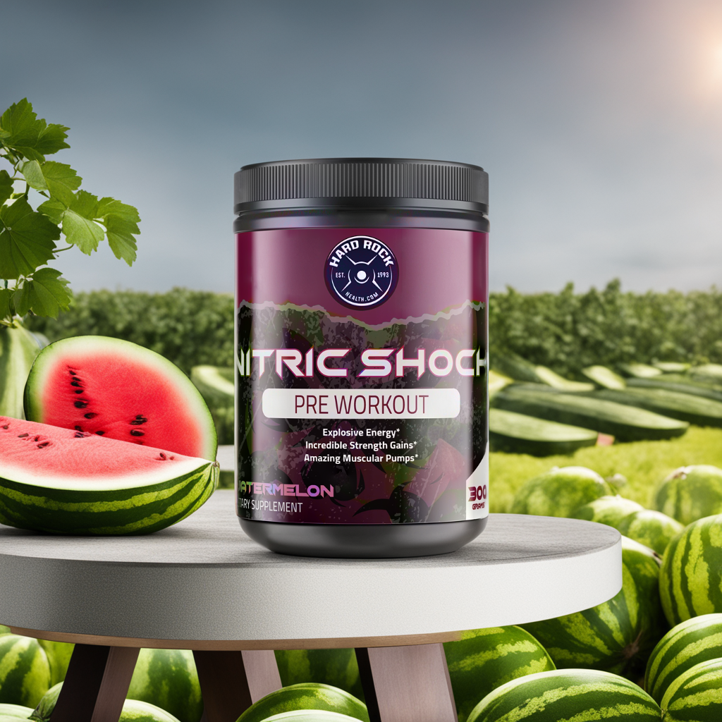 Hard Rock Health® Nitric Shock Pre-Workout Watermelon