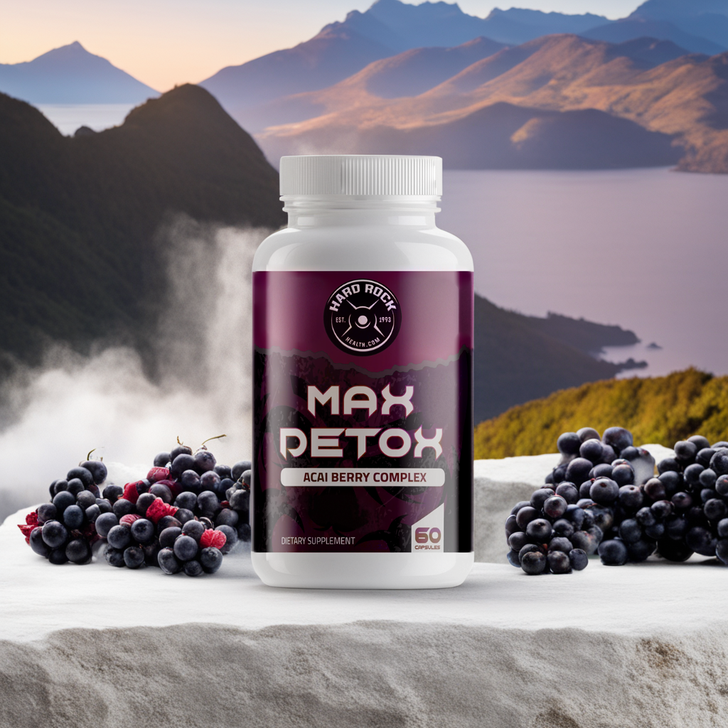 Max detox ACAI Berry Complex- 100% Natural 60 Capsules