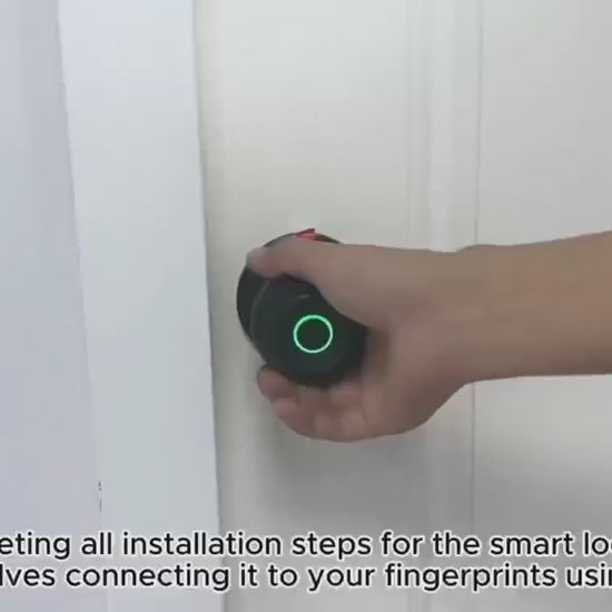 App Controlled Smart Door Knob with Biometric Fingerprint