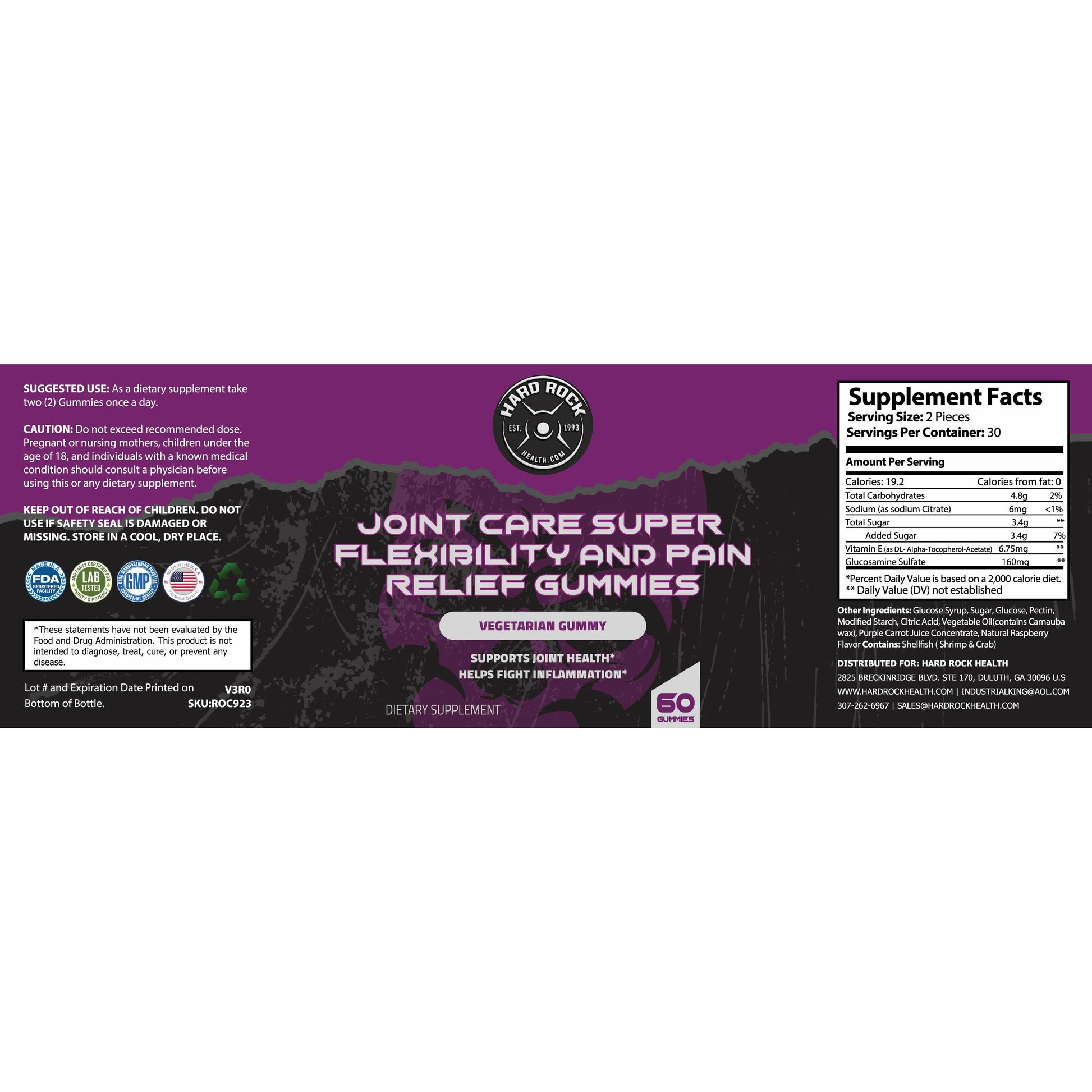 Dark Slate Gray Joint Pain Relief Gummies- 100% Vegan For Super Flexibility