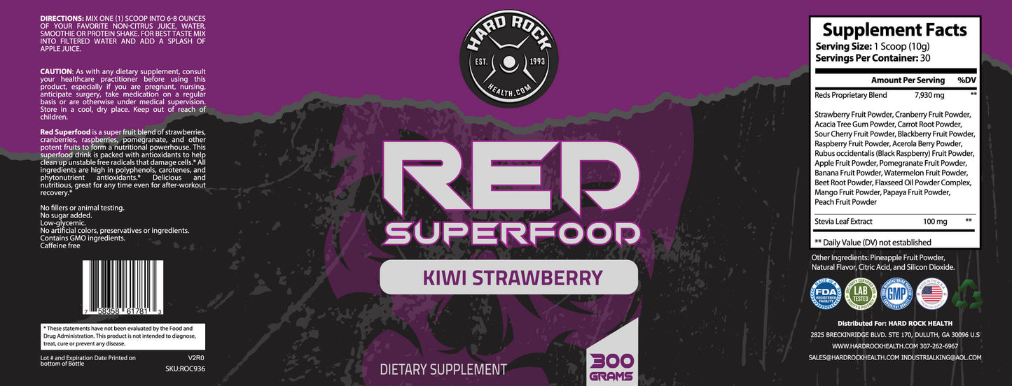 Red Superfood Kiwi Strawberry