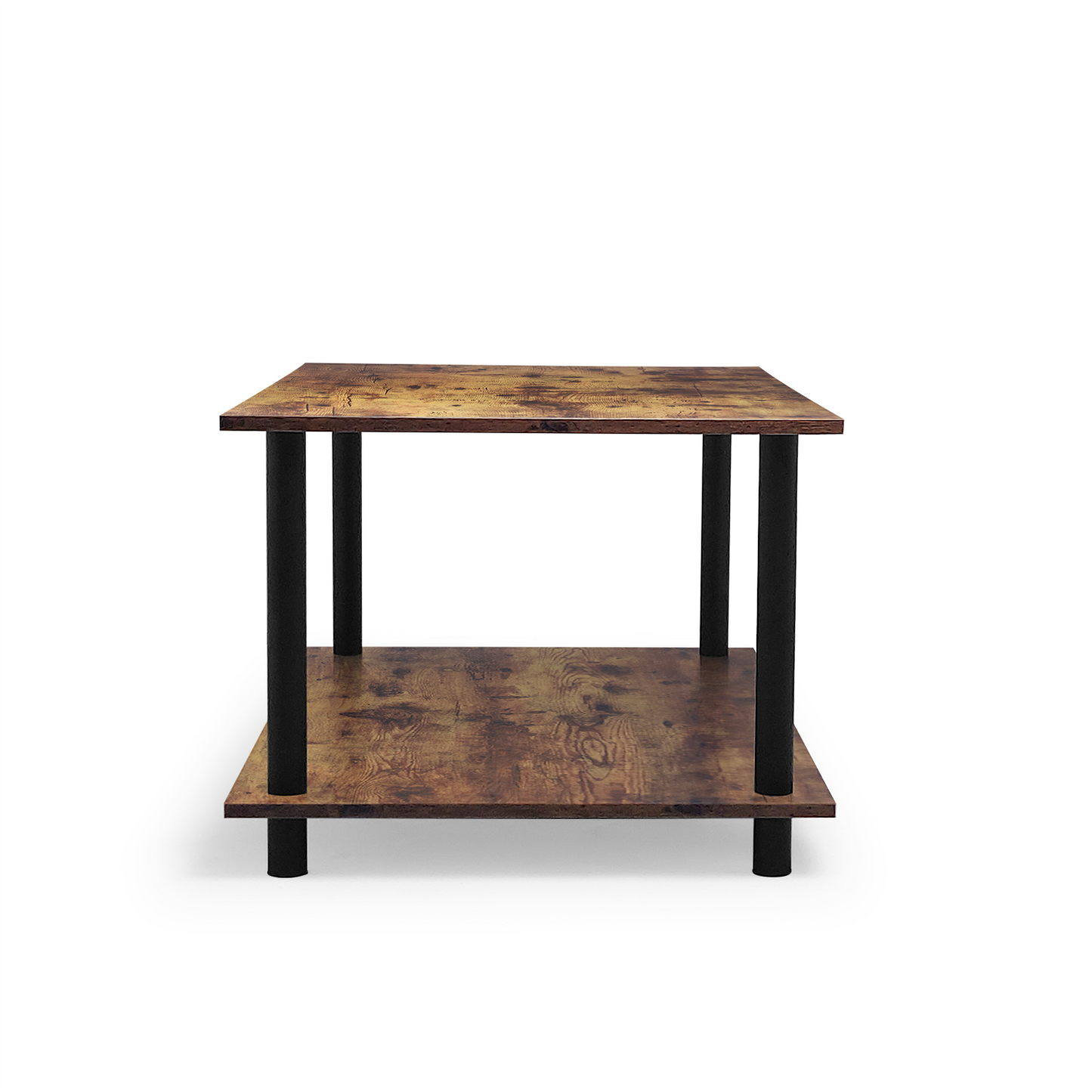 Retro-minimalist Rectangle Coffee Table, Brown, 35.4"x21.7"x18.0"